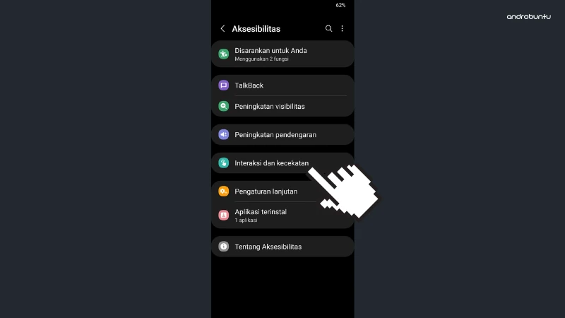 Cara Mengaktifkan Assistive Touch di HP Samsung by Androbuntu 2
