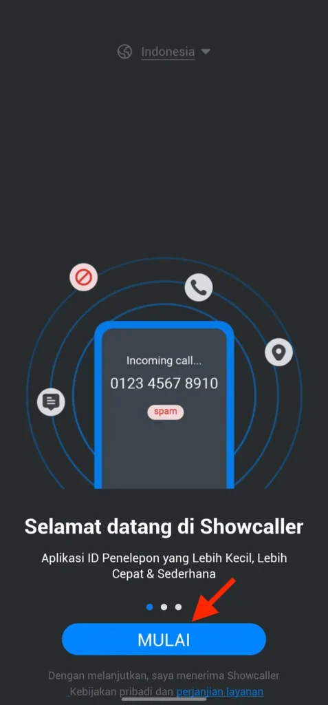 Cara Menggunakan Showcaller 1