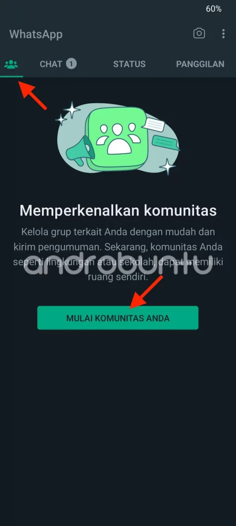 Cara Membuat Komunitas di WhatsApp by Androbuntu 1