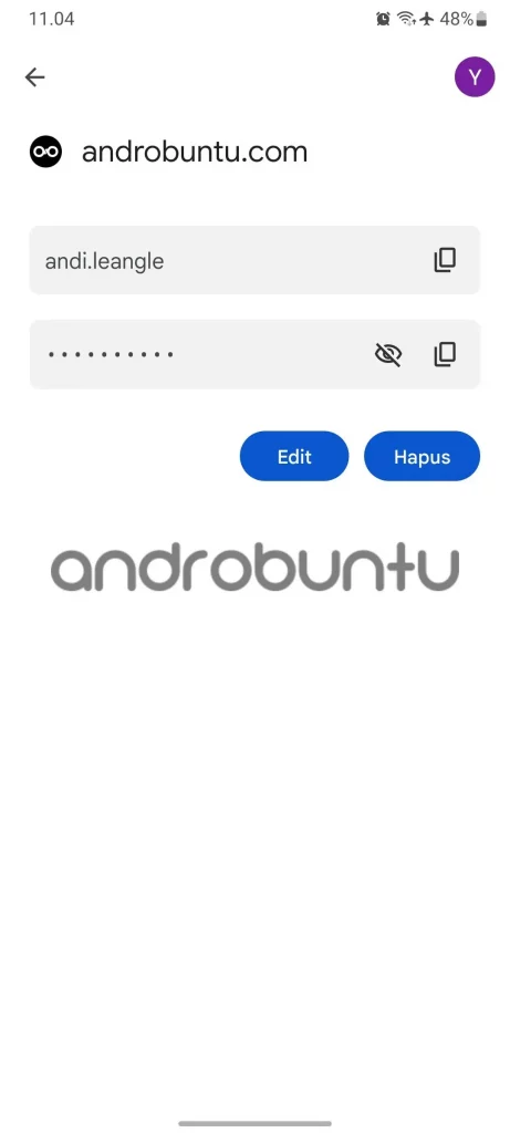 Cara Melihat Password yang Tersimpan di Akun Google by Androbuntu 5