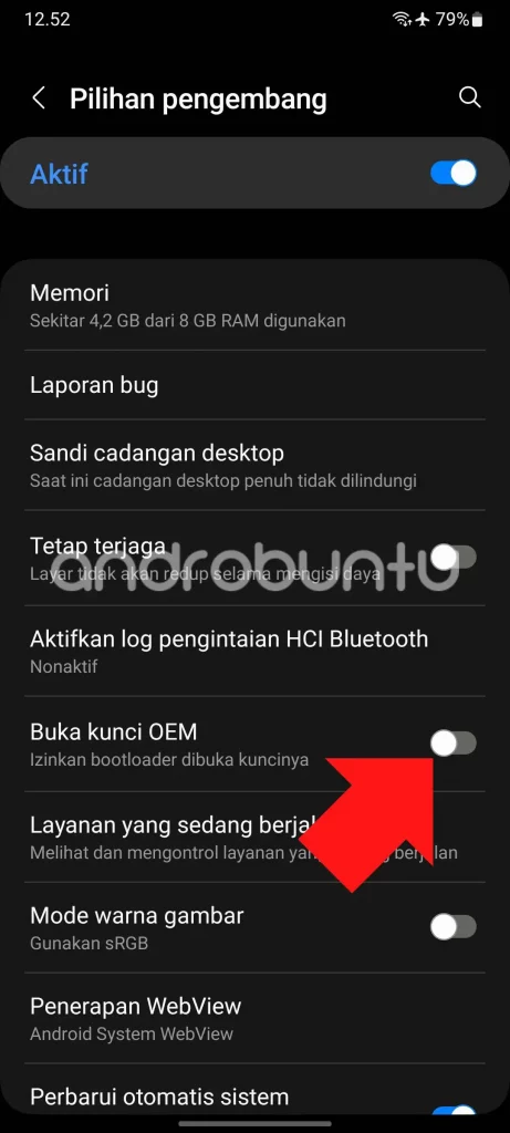 Cara Unlock Bootloader HP Samsung by Androbuntu 3