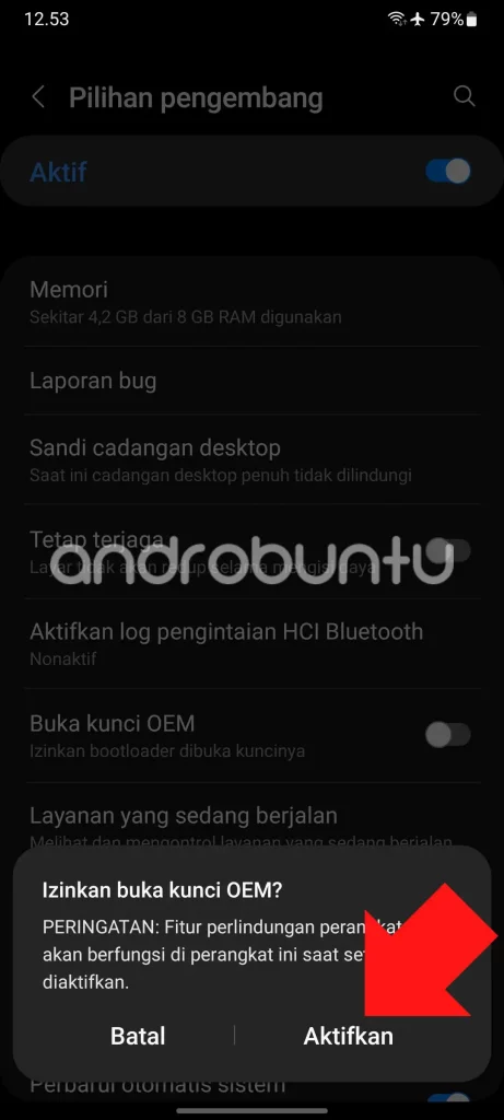 Cara Unlock Bootloader HP Samsung by Androbuntu 4
