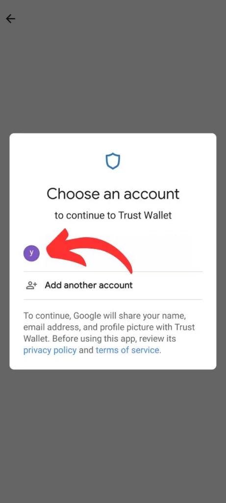 Cara Backup Trust Wallet ke Google Drive 4