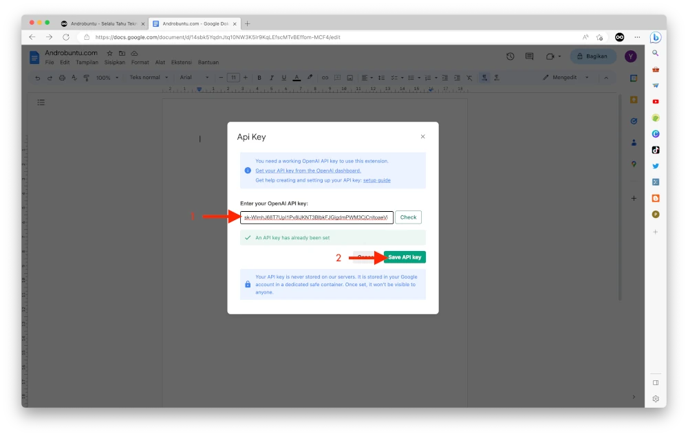 Cara Menggunakan ChatGPT di Google Docs 7