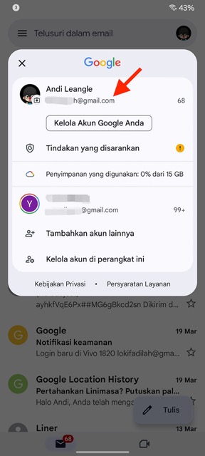 Cara Melihat Email Sendiri 6