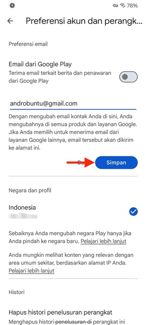 Cara Mengganti Email Pembayaran Google Play 4