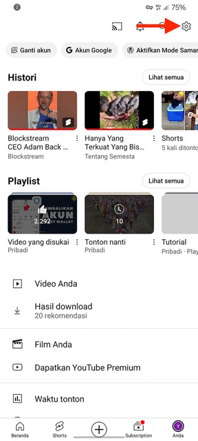 Menonaktifkan Putar Otomatis Video YouTube 1