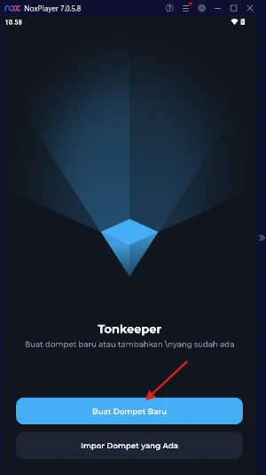 Cara Membuat Akun Tonkeeper 1