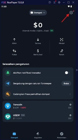 Cara Membuat Akun Tonkeeper 3