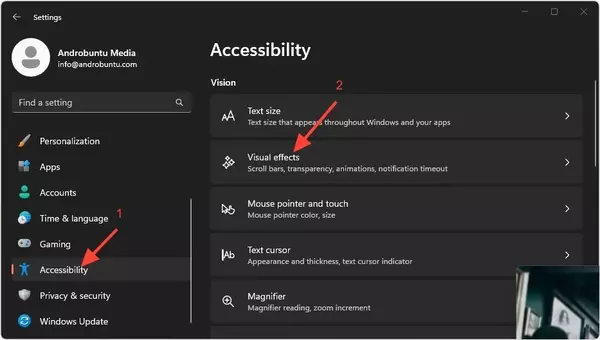 Cara Menonaktifkan Animasi Windows 1