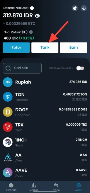 Cara Withdraw Indodax 2