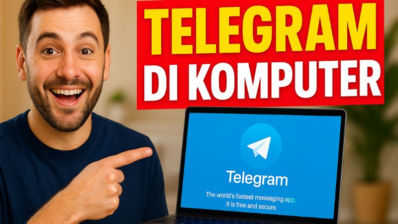 Telegram di Komputer Androbuntu